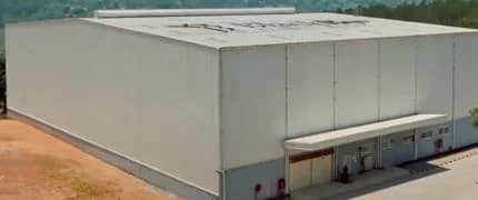 Exterior of the Blackbox storage facility, cropped to withhold its surroundings